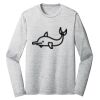 Sublimatable PosiCharge Long Sleeve Electric Heather Tee Thumbnail