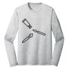 Sublimatable PosiCharge Long Sleeve Electric Heather Tee Thumbnail