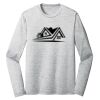 Sublimatable PosiCharge Long Sleeve Electric Heather Tee Thumbnail