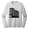 Sublimatable PosiCharge Long Sleeve Electric Heather Tee Thumbnail