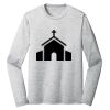 Sublimatable PosiCharge Long Sleeve Electric Heather Tee Thumbnail