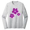 Sublimatable PosiCharge Long Sleeve Electric Heather Tee Thumbnail