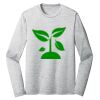 Sublimatable PosiCharge Long Sleeve Electric Heather Tee Thumbnail