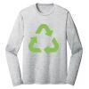Sublimatable PosiCharge Long Sleeve Electric Heather Tee Thumbnail