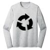 Sublimatable PosiCharge Long Sleeve Electric Heather Tee Thumbnail