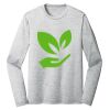 Sublimatable PosiCharge Long Sleeve Electric Heather Tee Thumbnail