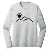 Sublimatable PosiCharge Long Sleeve Electric Heather Tee Thumbnail