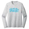 Sublimatable PosiCharge Long Sleeve Electric Heather Tee Thumbnail