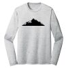 Sublimatable PosiCharge Long Sleeve Electric Heather Tee Thumbnail