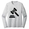 Sublimatable PosiCharge Long Sleeve Electric Heather Tee Thumbnail