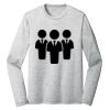 Sublimatable PosiCharge Long Sleeve Electric Heather Tee Thumbnail