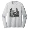 Sublimatable PosiCharge Long Sleeve Electric Heather Tee Thumbnail