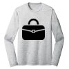 Sublimatable PosiCharge Long Sleeve Electric Heather Tee Thumbnail