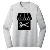 Sublimatable PosiCharge Long Sleeve Electric Heather Tee Thumbnail