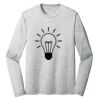 Sublimatable PosiCharge Long Sleeve Electric Heather Tee Thumbnail