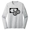 Sublimatable PosiCharge Long Sleeve Electric Heather Tee Thumbnail