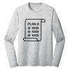 Sublimatable PosiCharge Long Sleeve Electric Heather Tee Thumbnail