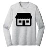 Sublimatable PosiCharge Long Sleeve Electric Heather Tee Thumbnail