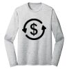 Sublimatable PosiCharge Long Sleeve Electric Heather Tee Thumbnail