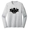 Sublimatable PosiCharge Long Sleeve Electric Heather Tee Thumbnail
