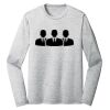 Sublimatable PosiCharge Long Sleeve Electric Heather Tee Thumbnail