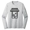 Sublimatable PosiCharge Long Sleeve Electric Heather Tee Thumbnail