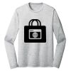 Sublimatable PosiCharge Long Sleeve Electric Heather Tee Thumbnail