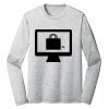 Sublimatable PosiCharge Long Sleeve Electric Heather Tee Thumbnail