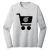 Sublimatable PosiCharge Long Sleeve Electric Heather Tee Thumbnail