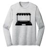 Sublimatable PosiCharge Long Sleeve Electric Heather Tee Thumbnail