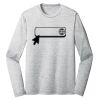 Sublimatable PosiCharge Long Sleeve Electric Heather Tee Thumbnail
