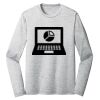 Sublimatable PosiCharge Long Sleeve Electric Heather Tee Thumbnail