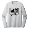 Sublimatable PosiCharge Long Sleeve Electric Heather Tee Thumbnail