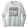 Sublimatable PosiCharge Long Sleeve Electric Heather Tee Thumbnail