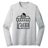 Sublimatable PosiCharge Long Sleeve Electric Heather Tee Thumbnail