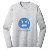 Sublimatable PosiCharge Long Sleeve Electric Heather Tee Thumbnail