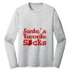 Sublimatable PosiCharge Long Sleeve Electric Heather Tee Thumbnail