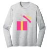Sublimatable PosiCharge Long Sleeve Electric Heather Tee Thumbnail