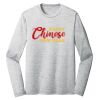 Sublimatable PosiCharge Long Sleeve Electric Heather Tee Thumbnail