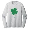 Sublimatable PosiCharge Long Sleeve Electric Heather Tee Thumbnail