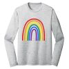 Sublimatable PosiCharge Long Sleeve Electric Heather Tee Thumbnail