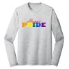 Sublimatable PosiCharge Long Sleeve Electric Heather Tee Thumbnail