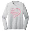 Sublimatable PosiCharge Long Sleeve Electric Heather Tee Thumbnail