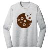 Sublimatable PosiCharge Long Sleeve Electric Heather Tee Thumbnail