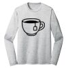 Sublimatable PosiCharge Long Sleeve Electric Heather Tee Thumbnail