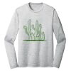 Sublimatable PosiCharge Long Sleeve Electric Heather Tee Thumbnail