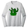 Sublimatable PosiCharge Long Sleeve Electric Heather Tee Thumbnail