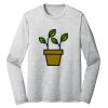 Sublimatable PosiCharge Long Sleeve Electric Heather Tee Thumbnail