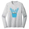 Sublimatable PosiCharge Long Sleeve Electric Heather Tee Thumbnail