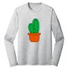 Sublimatable PosiCharge Long Sleeve Electric Heather Tee Thumbnail